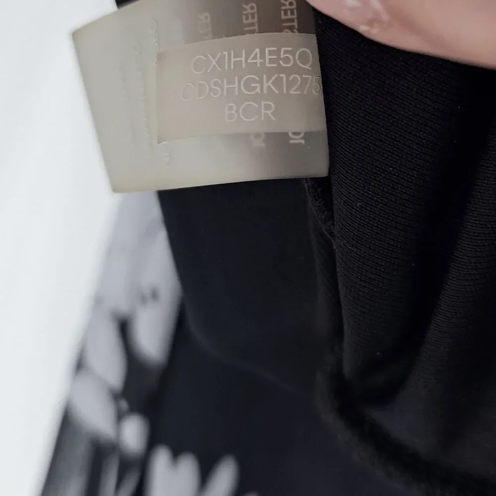 Calvin Klein Floral-Print Chiffon Handkerchief-Hem Midi Dress size 18W - Picture 12 of 12